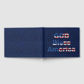 God Bless America op 4 juli Glitter Gastenboek (Volledig)