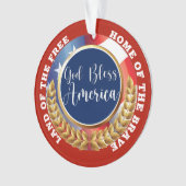 God Bless America Ornament (voorkant)