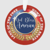 God Bless America Ornament (voorkant)