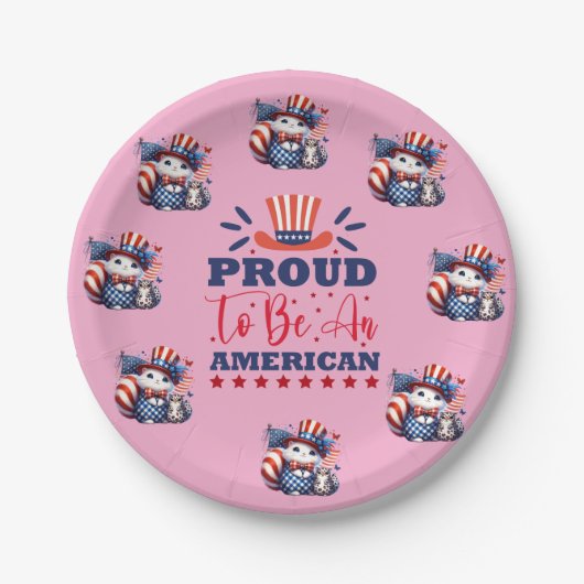 God Bless America Papieren Bordje (Voorkant)