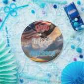 GOD BLESS AMERICA PAPIEREN BORDJE (Feest)