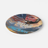GOD BLESS AMERICA PAPIEREN BORDJE (Gekanteld)
