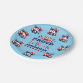 God Bless America Papieren Bordje (Gekanteld)