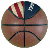 God Bless America Patriotic Flag Basketbal (Rechts)