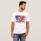 God Bless America Patriottisch T-shirt (Voorkant volledig)