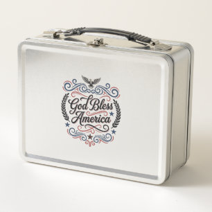 God Bless America Patriottische Vintage Adelaar T-