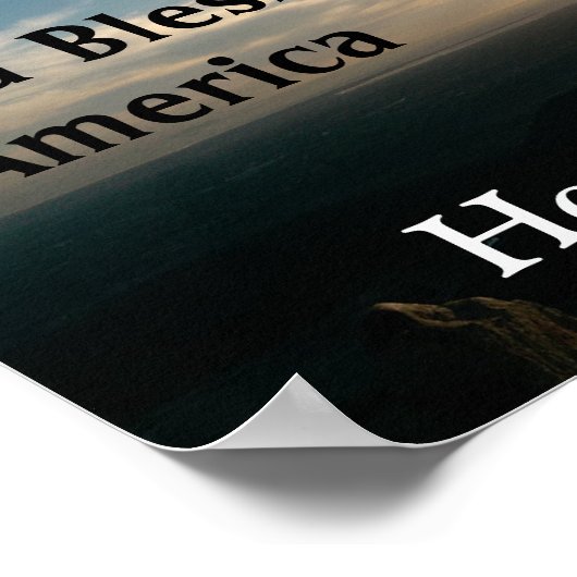 God Bless America Poster (Hoek)