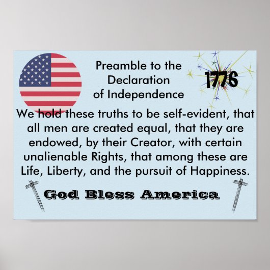 God Bless America Poster (Voorkant)