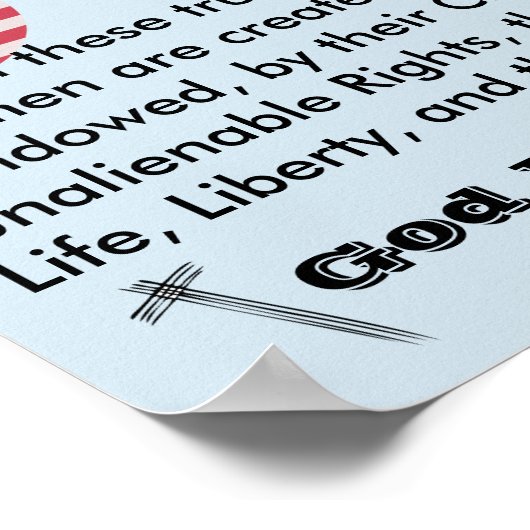 God Bless America Poster (Hoek)