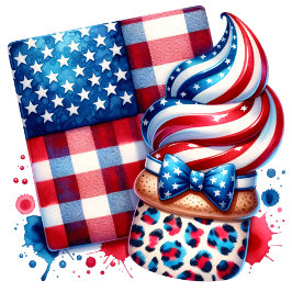 God Bless America Ronde Button 7,6 Cm