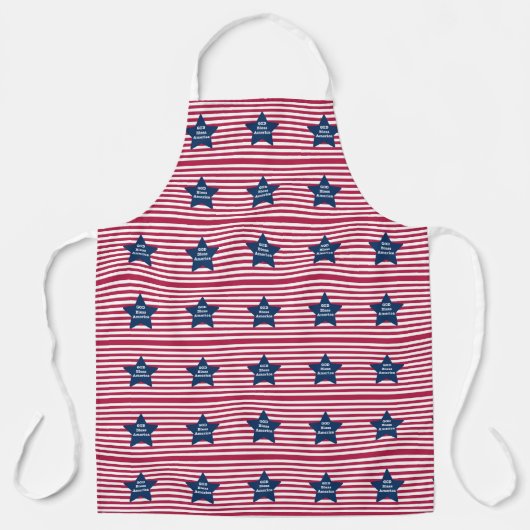 God Bless America Rood Wit En Blauw Schort (Voorkant)