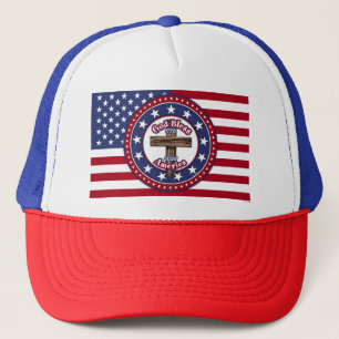 God Bless America Ruw Kruis 1776-2026 Vlag Trucker Pet
