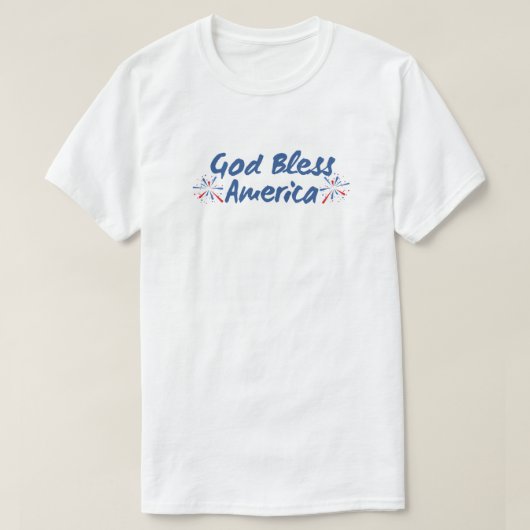 God Bless America Shirt (Design voorkant)