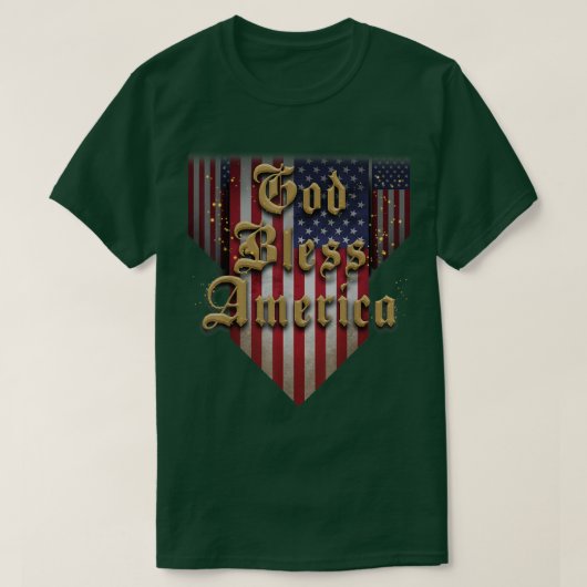 God Bless America Shirt (Design voorkant)