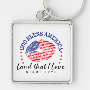 God Bless America - Sleutelhanger