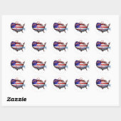 God Bless America Sticker (Vel)