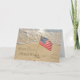 God Bless America-strand Kaart