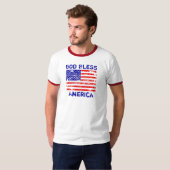 God Bless America T Shirt (Voorkant volledig)