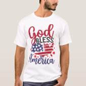 God Bless America T-shirt (Voorkant)