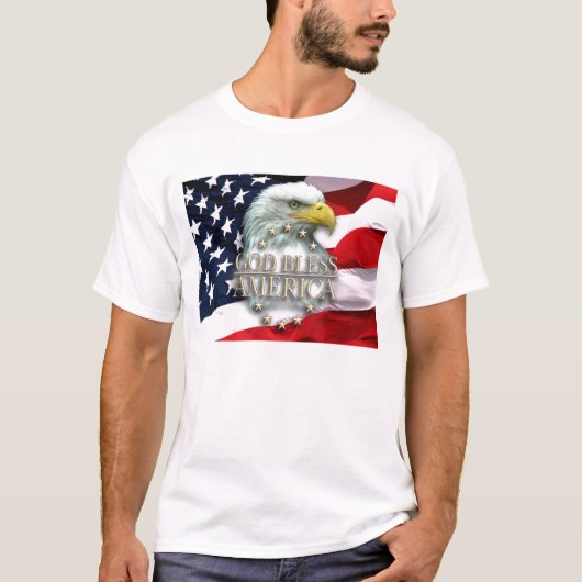 God Bless America T-Shirt (Voorkant)