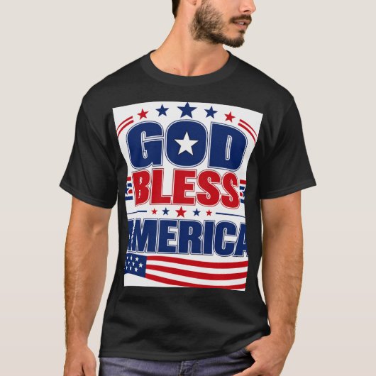 God Bless America T-shirt (Voorkant)