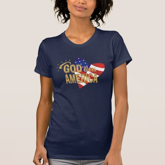 God Bless America t-shirt (Voorkant)