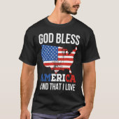 God Bless America T-shirt (Voorkant)