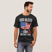 God Bless America T-shirt (Voorkant volledig)