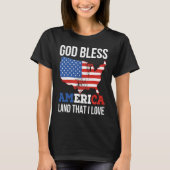 God Bless America T-shirt (Voorkant)