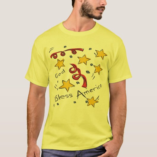 God Bless America T-shirts (Voorkant)