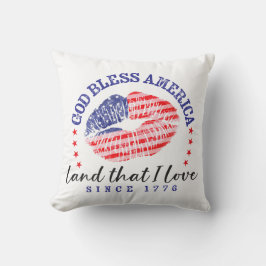 God Bless America - Throw Pillow Kussen
