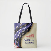 GOD BLESS AMERICA TOTE BAG (Voorkant)