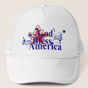 God Bless America Trucker Hat Pet