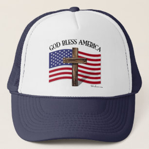 GOD BLESS AMERICA TRUCKER PET