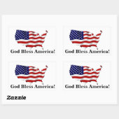 God Bless America Verenigde Staten Vlag Sticker (Vel)