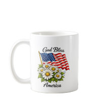 God Bless America VS-vlag en Madeliefjes Bloemschi