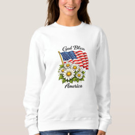God Bless America VS-vlag en Madeliefjes Bloemschi Trui