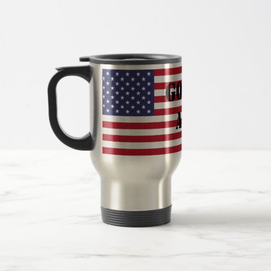 God Bless America VSA Flag Patriottic Reisbeker (Links)