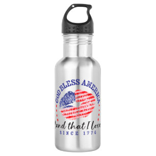 God Bless America - Waterfles