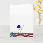 God Bless America Wenskaart Kaart (Gele Bloem)