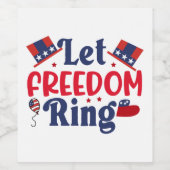 God Bless America Wijn Etiket (Enkel label)