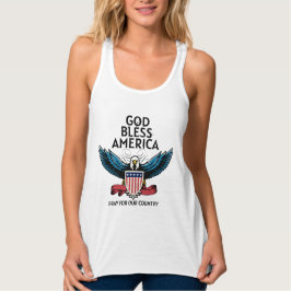 God Bless America Women's Tanktop