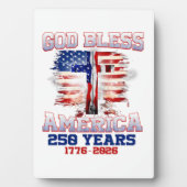 God Bless Amerika 250 Jaar 1776 2026 Fotoplaat (voorkant)