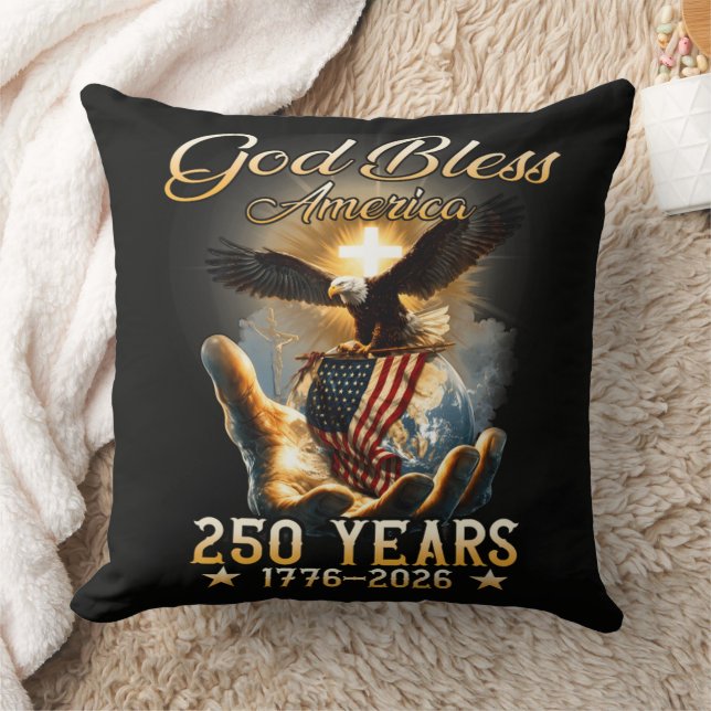 God Bless Amerika 250 Jaar 1776-2026 Kussen (Deken)