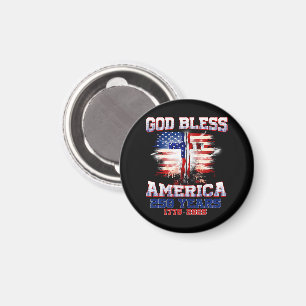 God Bless Amerika 250 Jaar 1776 2026 Magneet
