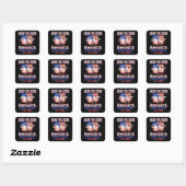 God Bless Amerika 250 Jaar 1776 2026 Vierkante Sticker (Vel)