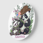 GOD BLESS Amerika Grote Klok (Hoek)
