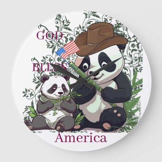 GOD BLESS Amerika Grote Klok (Voorkant)