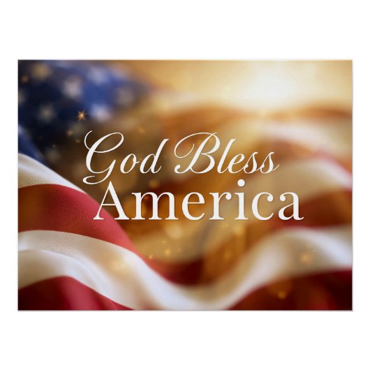 God Bless Amerika Perfect Poster (Voorkant)
