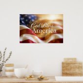 God Bless Amerika Poster (Keuken)